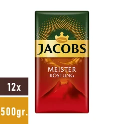 JACOBS Meisterröstung Filterkaffee 12 X 500 G Kaffee Gemahlen -Essen Verkäufe e7431fb5a20ecfc780142c35dd5952de