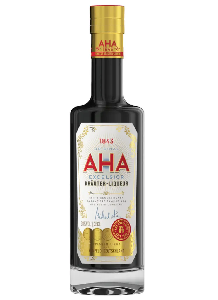 AHA Excelsior Kräuter Liqueur 0,35 L 1 AHA Excelsior Kräuter Liqueur 0,35 L