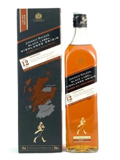 Johnnie Walker Black Label 12 Jahre Highlands Origin Blended Malt Scotch Whisky, 0,7l, Alc. 42 Vol.-%