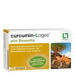 Dr. Loges + Co. GmbH Dr. Loges Curcumin-Loges® Plus Boswellia Kapseln 120 Stk PZN: 14037248 Vitamin D