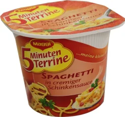 Maggi 5 Minuten Terrine Spaghetti In Cremiger Schinken Sauce 64g 11 Maggi 5 Minuten Terrine Spaghetti In Cremiger Schinken Sauce 64g -Essen Verkäufe e922ace61624f146c5b7150c6a870910