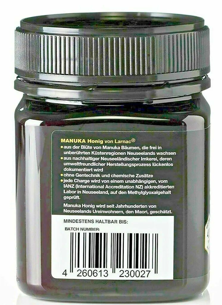 Larnac Manuka Honig MGO 300+, 250g 2 Larnac Manuka Honig MGO 300+, 250g – Bild 2