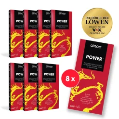 Maxxworld NAO Brain Stimulation Qinao POWER Nahrungsergänzungsmittel Matcha Grüntee 56er