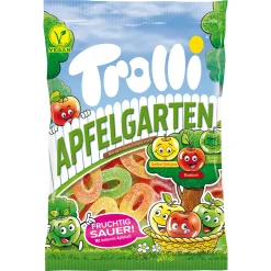 Trolli Apfelgarten Fruchtgummi Mit Extra Saurer Ummantelung 175g