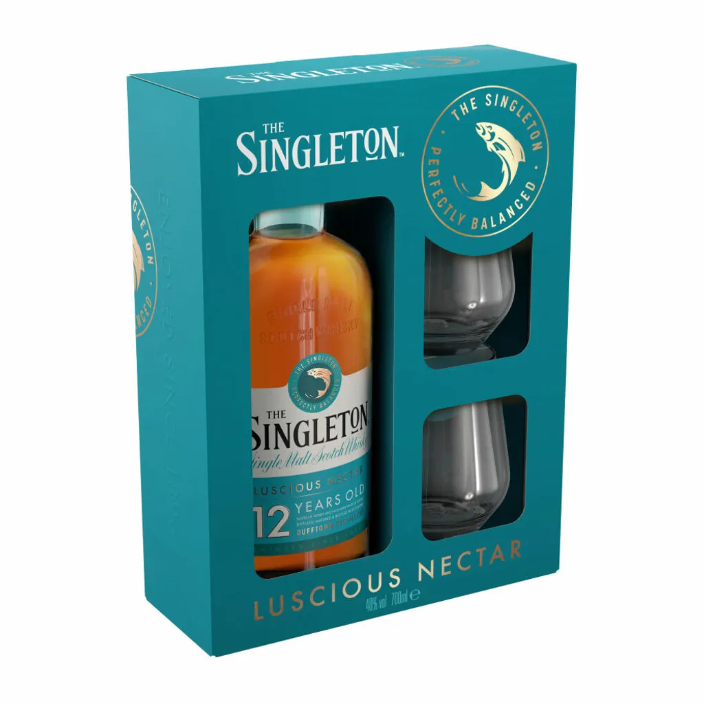 Diageo The Singleton Of Dufftown 12 Jahre | Geschenk-Set Share & Savour Mit 0,7l. Flasche Und Zwei Tumbler-Gläsern 3 Diageo The Singleton Of Dufftown 12 Jahre | Geschenk-Set Share & Savour Mit 0,7l. Flasche Und Zwei Tumbler-Gläsern – Bild 3