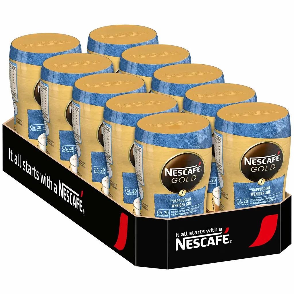 Nescafé® Nescafé Gold Typ Cappuccino Weniger Süß | 250g Dose 8 Nescafé® Nescafé Gold Typ Cappuccino Weniger Süß | 250g Dose – Bild 8