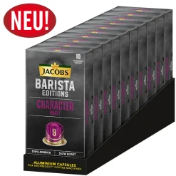 JACOBS Kapseln Barista Editions Character Roast 8 10x10 Nespresso®* Kompatibel