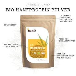 Nur.fit Hanfprotein Pulver - 1kg -Essen Verkäufe f027df7190cb1345c2a9fa3cf2a791b4
