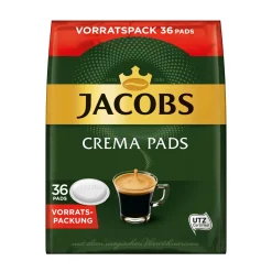 JACOBS Pads Crema Classic UTZ- 5 X 36 Getränke Vorteilspack + 1 Senseo Dose -Essen Verkäufe f1853182ce9758c9b4b0119d893964c3