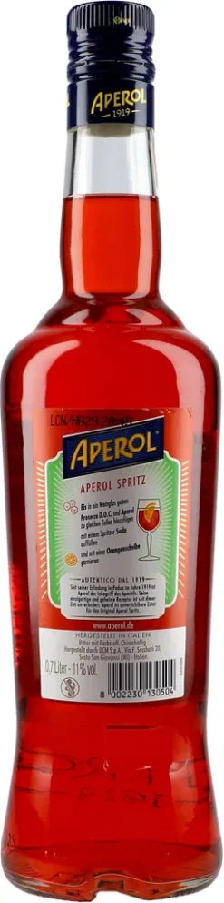 Aperol Aperitivo | 15,0 % Vol | 0,7 L -Essen Verkäufe f1f8018853e9ea3b4e7166e31aeee7bb