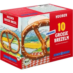 HUOBER BREZEL GmbH & Co HuoberGrosse Knusper Brezel Original Geschmack 5 X 2 Stück 200g