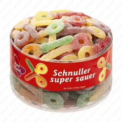 Red Band Fruchtgummi Schnuller Super Sauer 100 Stück, 1150g -Essen Verkäufe f2f40c55004b85e6cf088448a48c1e1b