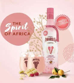 AMARULA KHANYISA "LIMITED EDITION" Raspberry, Chocolate & African Baobab Flavour Alc. 15,5% Vol. 0,7L