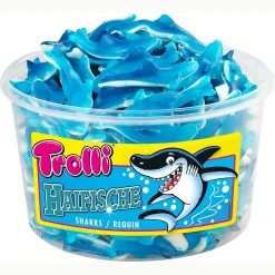 Trolli Haifische Extraweich Aus Schaumzucker Und Fruchtgummi 1200g