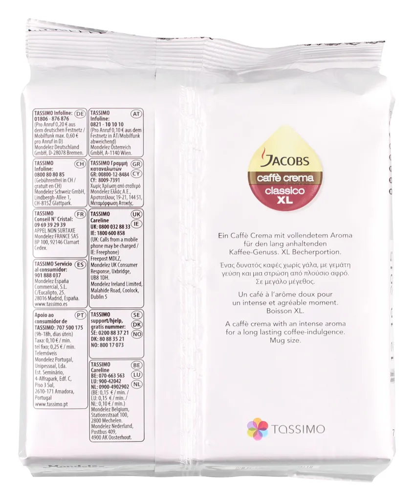 Tassimo Jacobs Caffè Crema Classico XL | 16 T Discs, Kaffeekapseln 8 Tassimo Jacobs Caffè Crema Classico XL | 16 T Discs, Kaffeekapseln – Bild 8