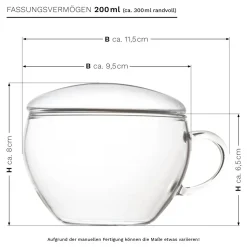 Creano ErblühTeelini Teeblumen Geschenkset Mit Teeglas Und 8 Teeblumen Im Tassenformat -Essen Verkäufe f6342594a8efbb1bf24a1f227f80523c