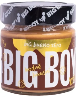 Big Boy Big Bueno Zero 220 G Big Bueno Zero (Haselnüsse-Milch) / Aromatisierte Nussbutter / Unwiderstehlich Leckere Creme Aus Haselnüssen Und Milch