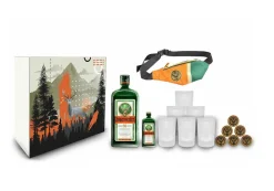 Mixcompany Jägermeister Schuber Geschenkset - 15 Teilig Mit Jägermeister 1L (35% Vol) Kräuterlikör Bar Drink - [Enthält Sulfite]