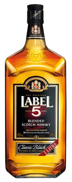 Label 5 Blended Scotch Whisky 40% 1,0L