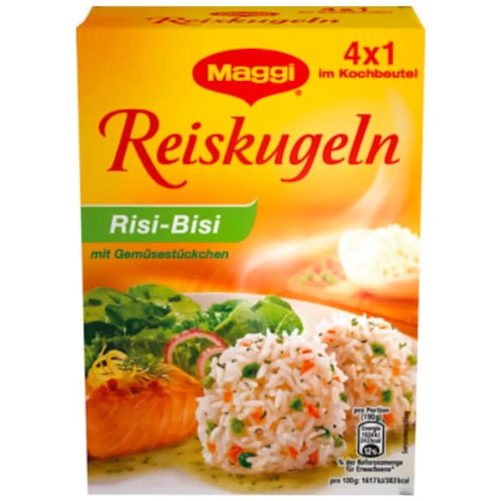 Maggi Reiskugeln Risi-Bisi 4er 2 Maggi Reiskugeln Risi-Bisi 4er – Bild 2
