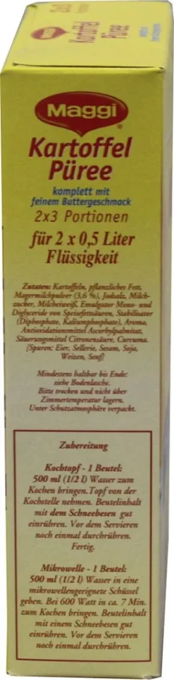 Maggi Kartoffelpueree Mit Buttergeschmack 200g -Essen Verkäufe f8b5869416455ef6266036e7b986555a