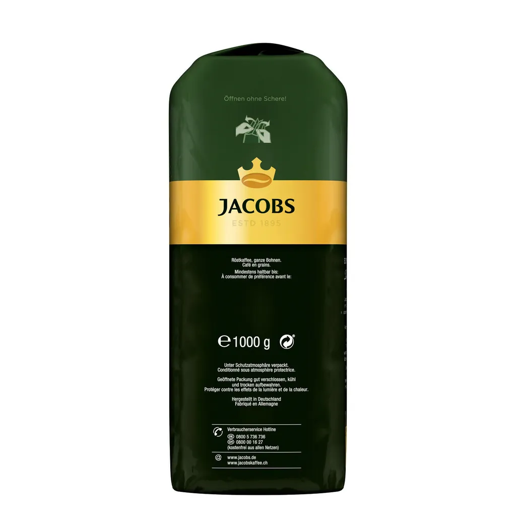 JACOBS Kaffeebohnen Expertenröstung Espresso 3 Kg Ganze Espressobohnen + 1 Jacobs Barista Becher + 1 Dose 5 JACOBS Kaffeebohnen Expertenröstung Espresso 3 Kg Ganze Espressobohnen + 1 Jacobs Barista Becher + 1 Dose – Bild 5