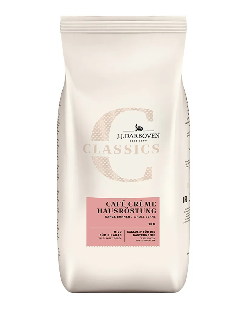 J.J. Darboven Kaffee CLASSICS Café Crème Hausröstung Von J. J. Darboven, 1000g Bohnen 1 J.J. Darboven Kaffee CLASSICS Café Crème Hausröstung Von J. J. Darboven, 1000g Bohnen