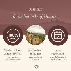 Lussiero Trüffelbutter Mit Echtem Weissem Bianchetto Trüffel Tuber Borchii 80g 9 Lussiero Trüffelbutter Mit Echtem Weissem Bianchetto Trüffel Tuber Borchii 80g -Essen Verkäufe fcd27fe6299fb14a4fadd2f81b7547f1