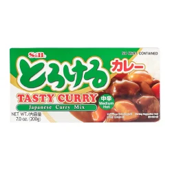 S&B Foods Inc. S&B Tasty Curry Medium Hot 200g