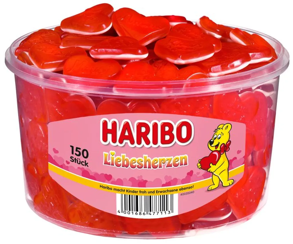 Haribo Liebesherzen Süße Fruchtgummi Herzen Mit Schaumzucker 1200g 4 Haribo Liebesherzen Süße Fruchtgummi Herzen Mit Schaumzucker 1200g – Bild 4