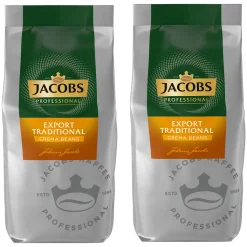 JACOBS Kaffeebohnen Professional Export Traditional Crema Markant 2 X 1 Kg