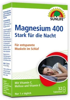 Sunlife Magnesium 400 „Stark Für Die Nacht“