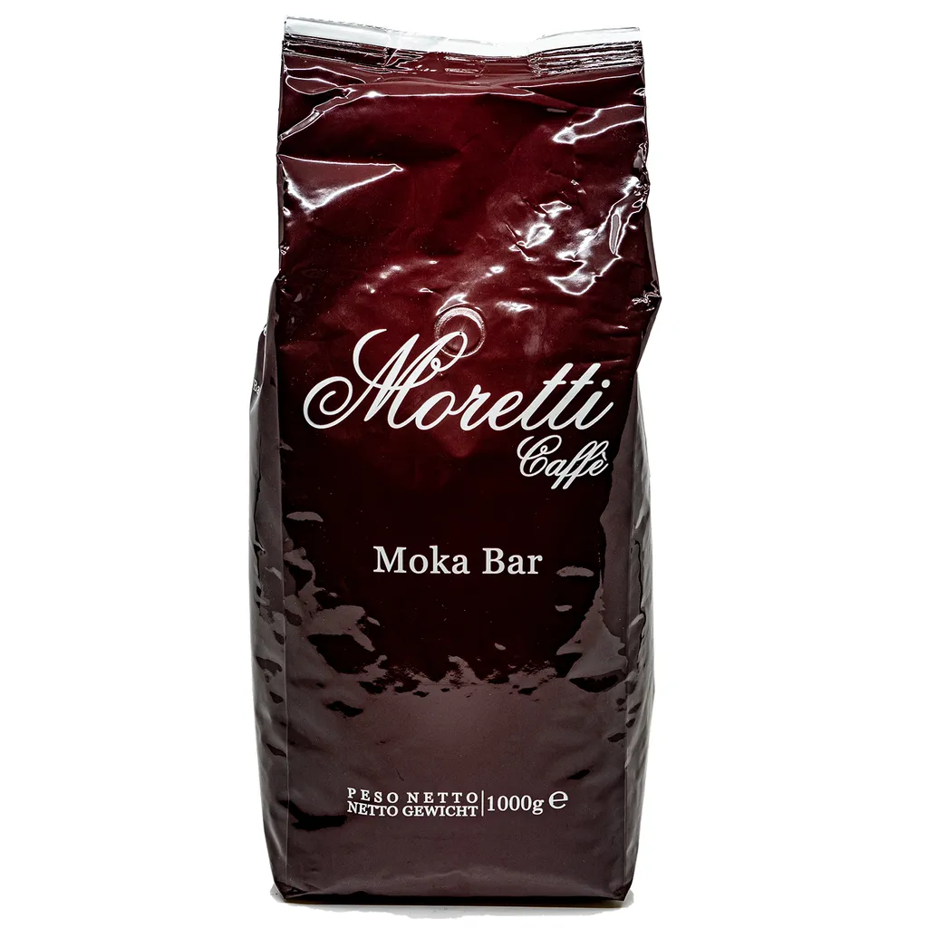 Moretti Caffe Moka Bar Gerösteter Bohnenkaffee 1kg 1 Moretti Caffe Moka Bar Gerösteter Bohnenkaffee 1kg